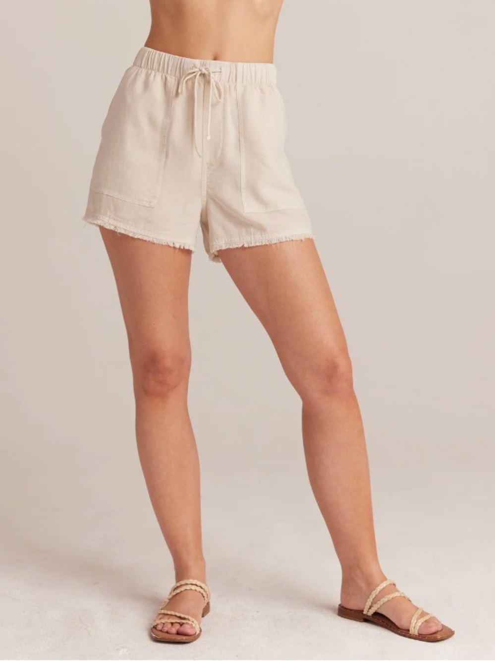 Bella Dahl Light Blush Waist Women's Shorts Small